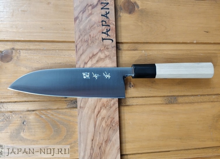 Нож кухонный Сантоку Santoku Knife 165мм HSS R2 HRC63+