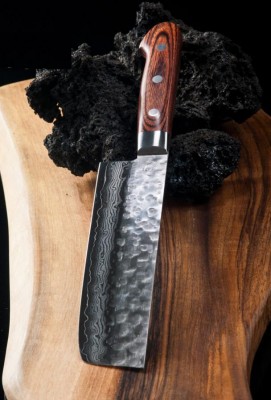Кухонный Нож-топорик для овощей Накири VG-10 Damascus Hammer