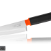 Нож Кухонный Овощной FUJI CUTLERY Special series , длина лезвия 100 мм, сталь Sus420J2, рукоять пластик в ножнах (чёрный), заточка #1000