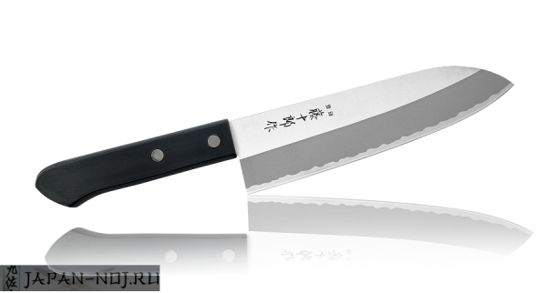 Кухонный Нож Сантоку Fuji Cutlery Tojuro , длина лезвия 165 мм, полипропилен, заточка #3000