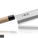 Нож Кухонный Овощной Накири Fuji Cutlery Narihira , длина лезвия 160 мм, сталь Мо-V, рукоять дерево, заточка #9000